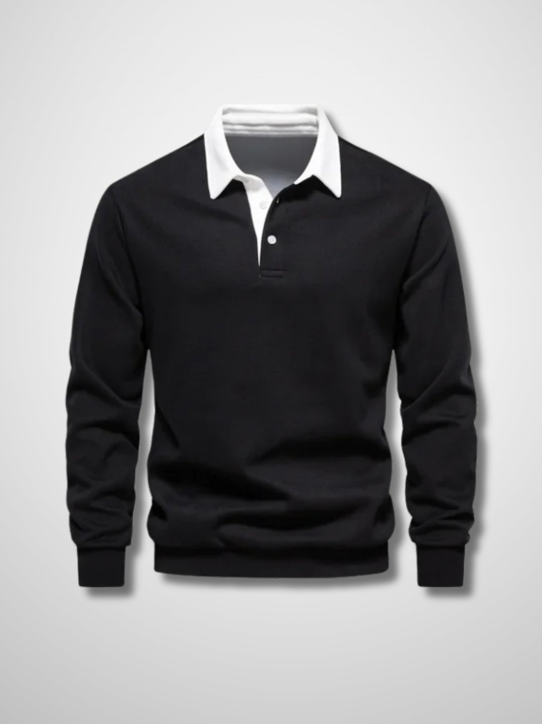 Dwight | Longsleeve polo trui voor heren