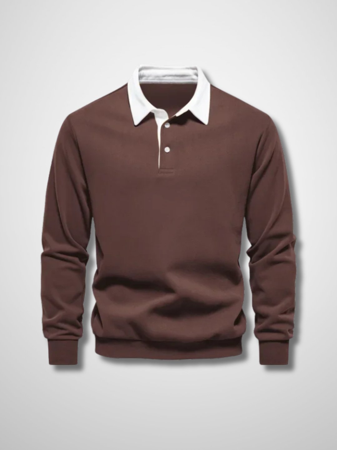 Dwight | Longsleeve polo trui voor heren