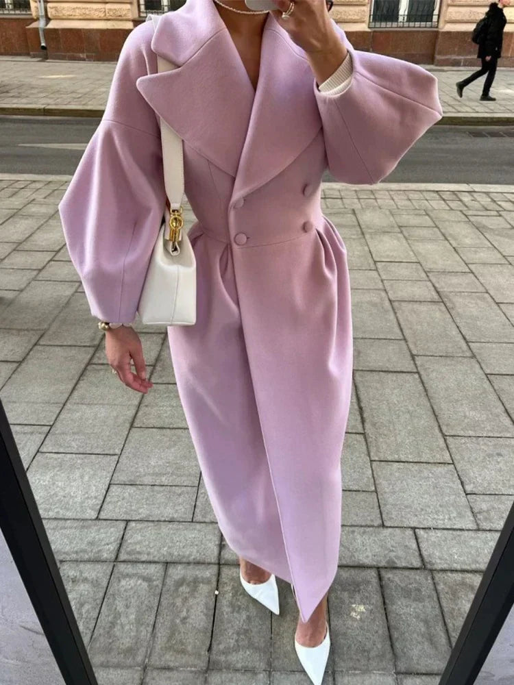 Ventura - Trenchcoat met dubbele riemen voor dames
