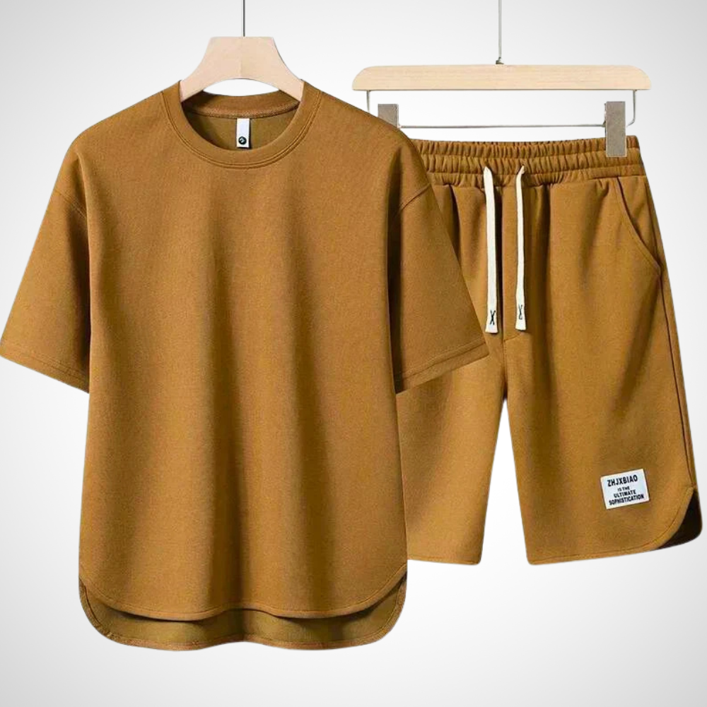 Quirino - Heren lounge set met oversized t-shirt en short