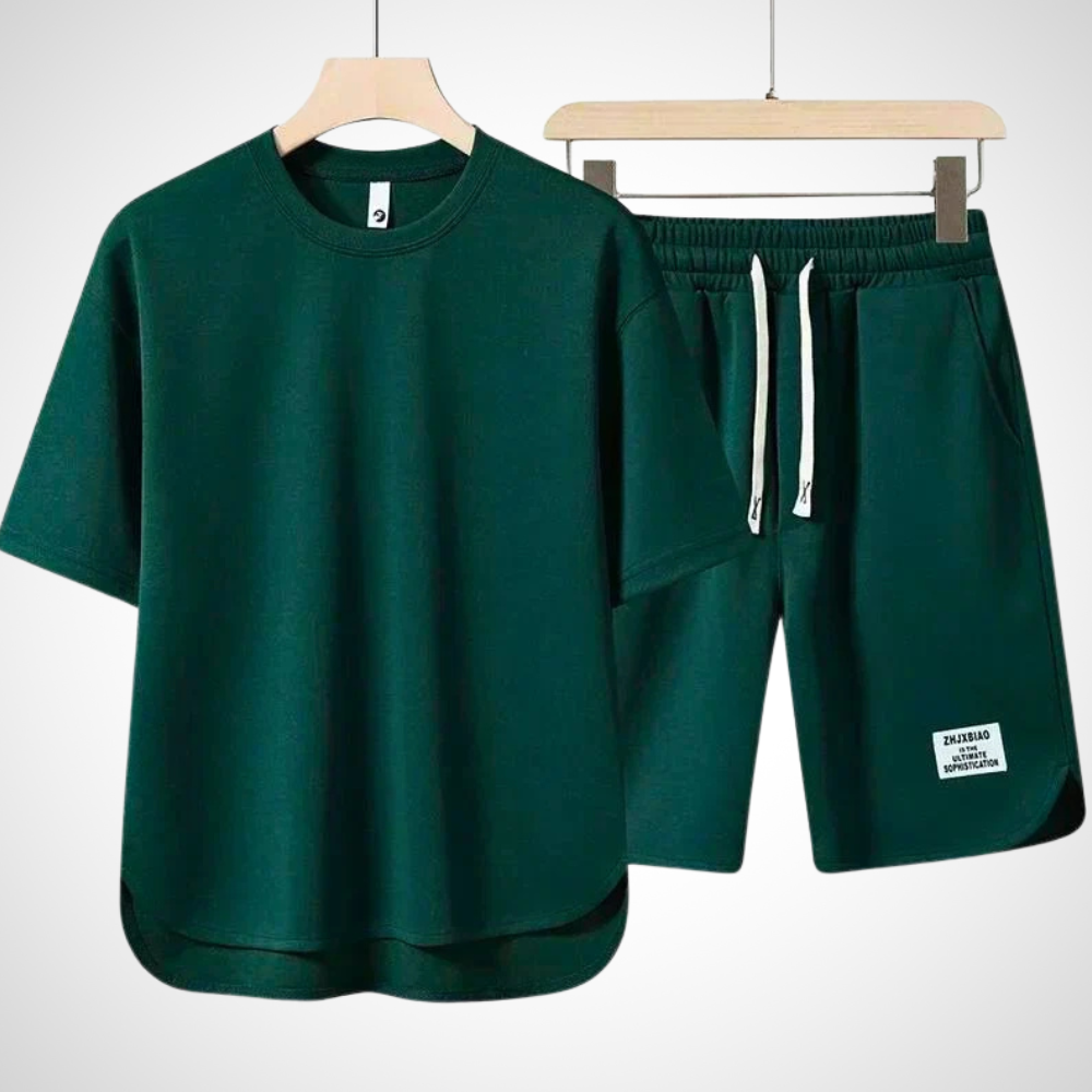 Quirino - Heren lounge set met oversized t-shirt en short