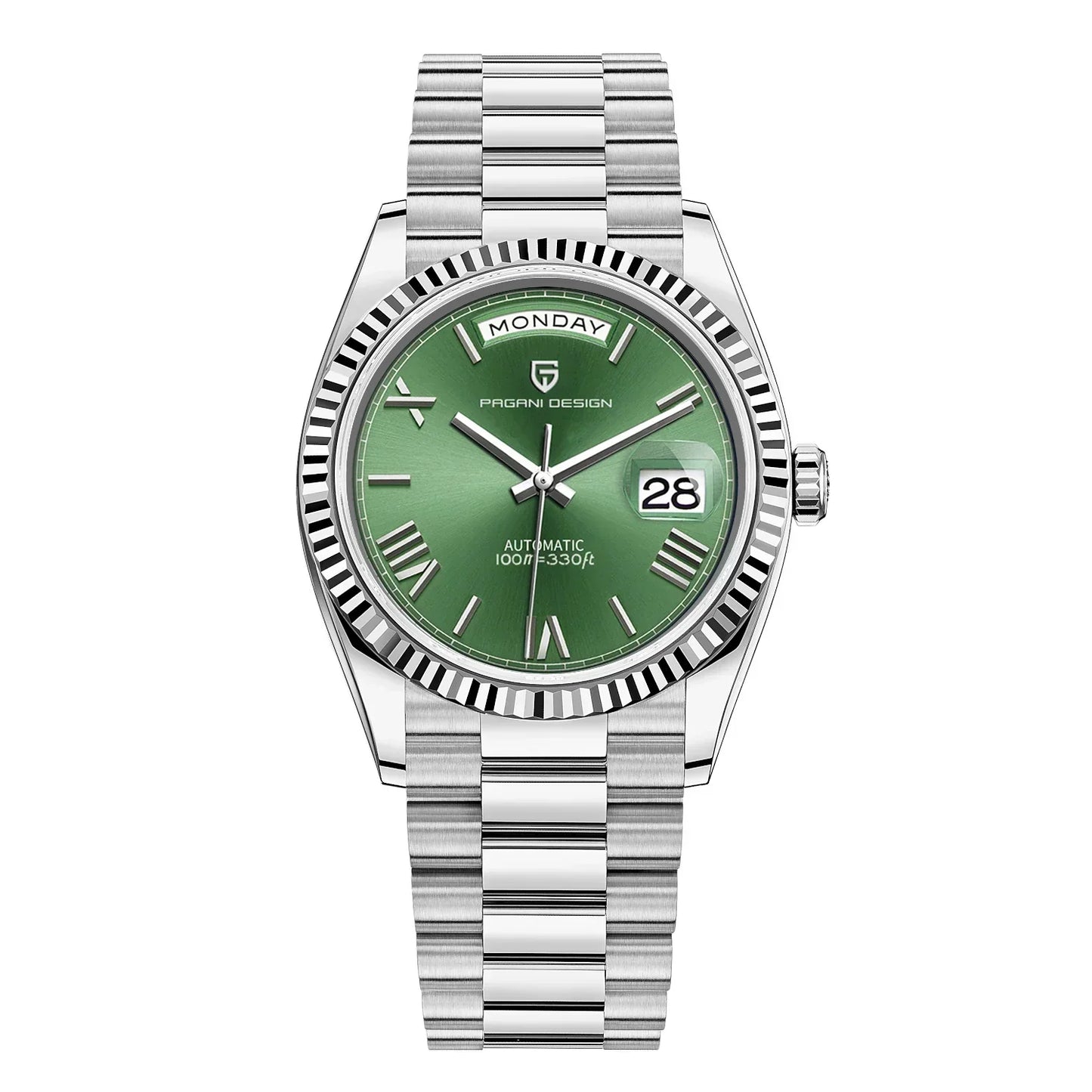 Automatisch herenhorloge van roestvrij staal