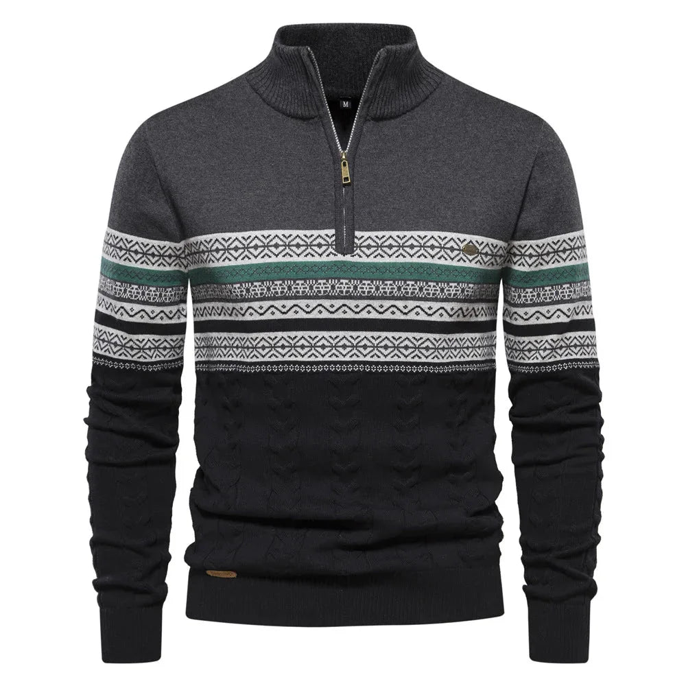 Mordechai - Heren half-zip trui