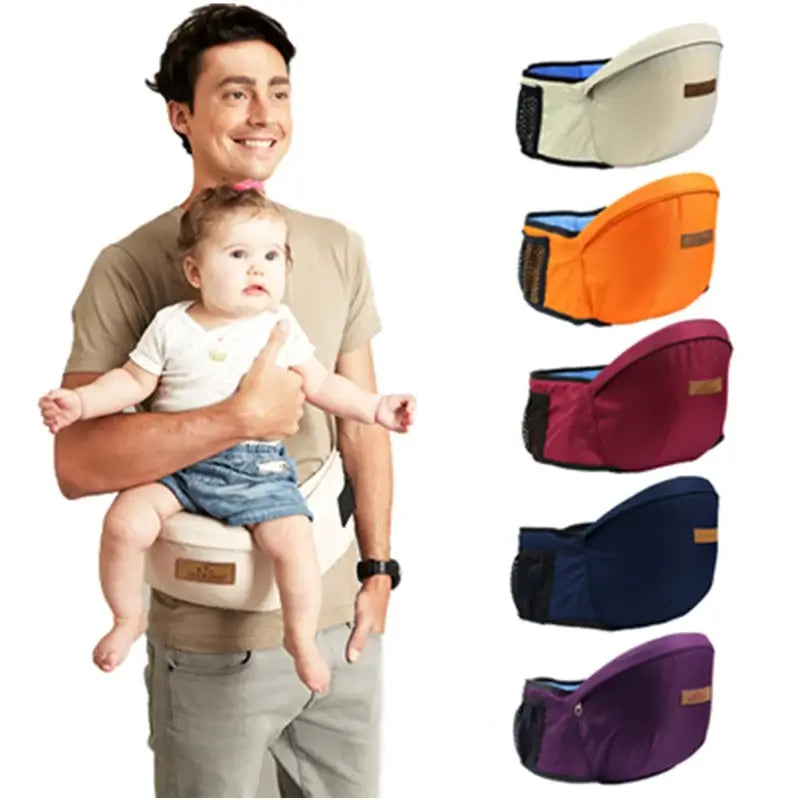 Ademend baby heupzitje drager