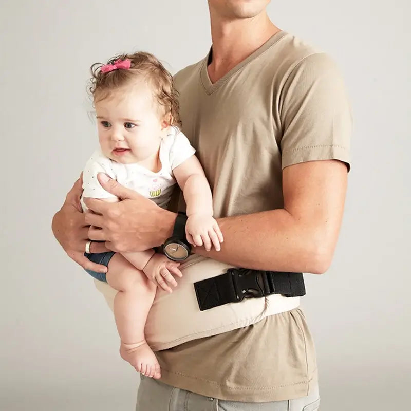 Ademend baby heupzitje drager
