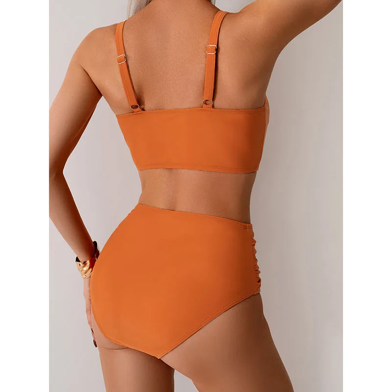 Sterre - Dames high-waist bikini met twistdetail