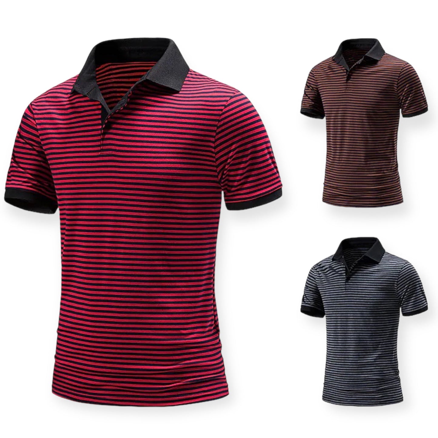 Copland | Klassiek gestreept poloshirt met kraag