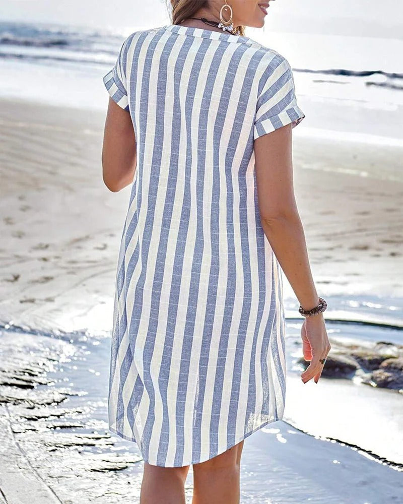 Olandria – Zomerjurk met v-hals voor dames