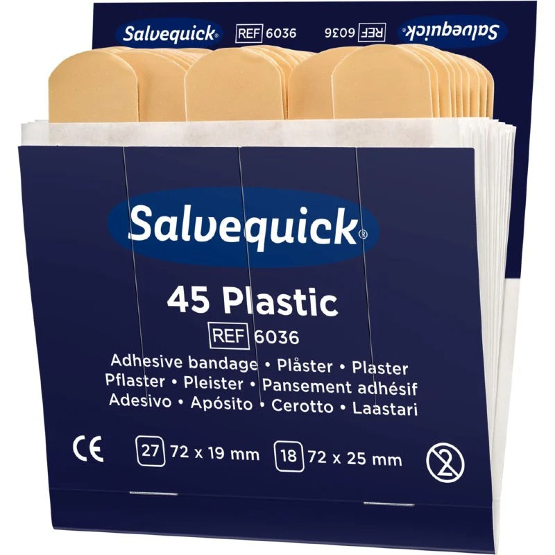 Plastic pleister‑navulling 6036 (45 stuks)
