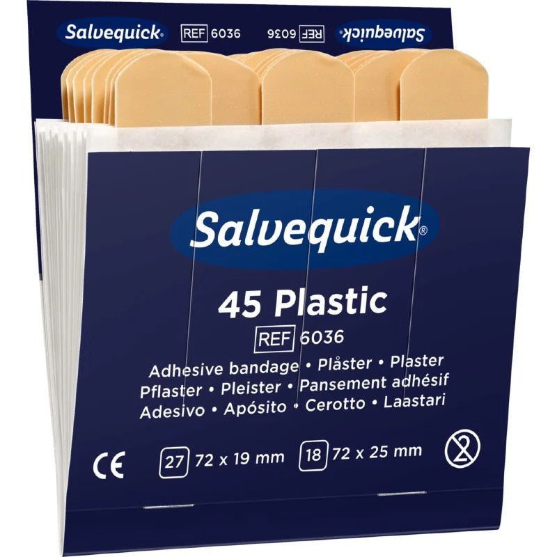 Plastic pleister‑navulling 6036 (45 stuks)
