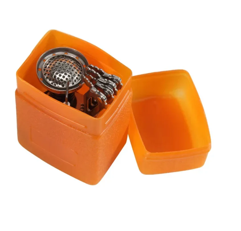 Draagbare kampeer-survival kookset DS‑101 + minibrander+ Driedelig Bestek
