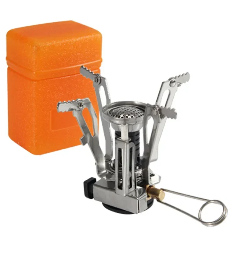 Draagbare kampeer-survival kookset DS‑101 + minibrander+ Driedelig Bestek