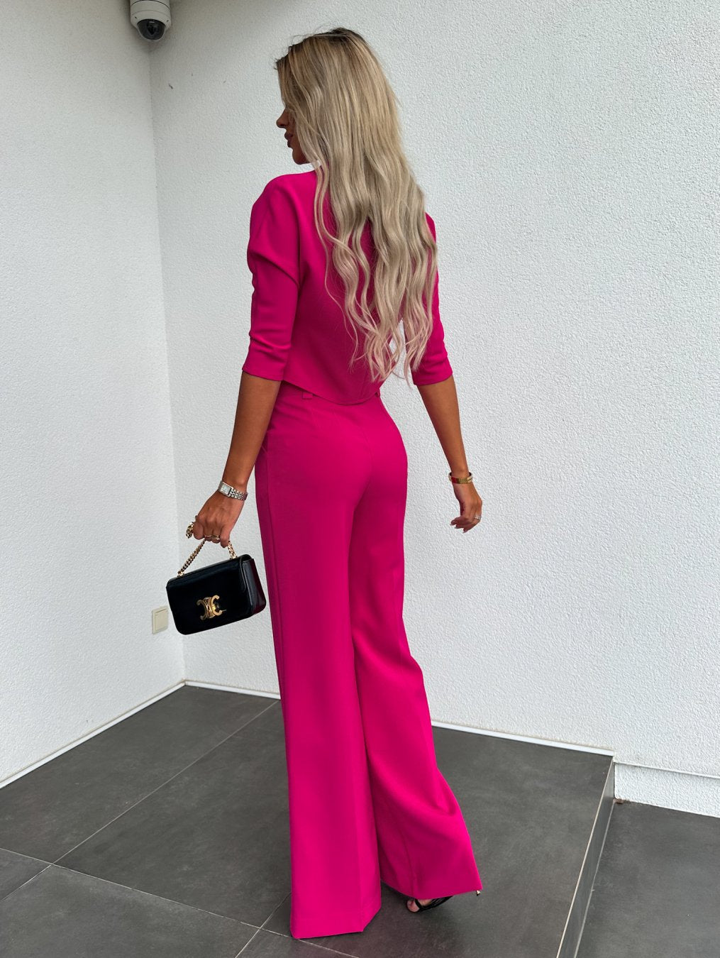 Cilene - Classy tweedelige set dames hoge taille korte mouwen