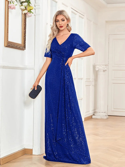 Mari - Luxe maxi avondjurk