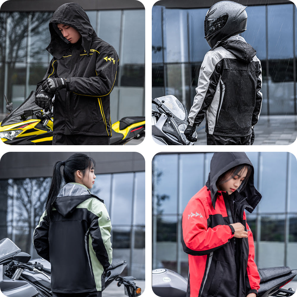 Cyneric - Reflecterend outdoor regenpak met opbergtas