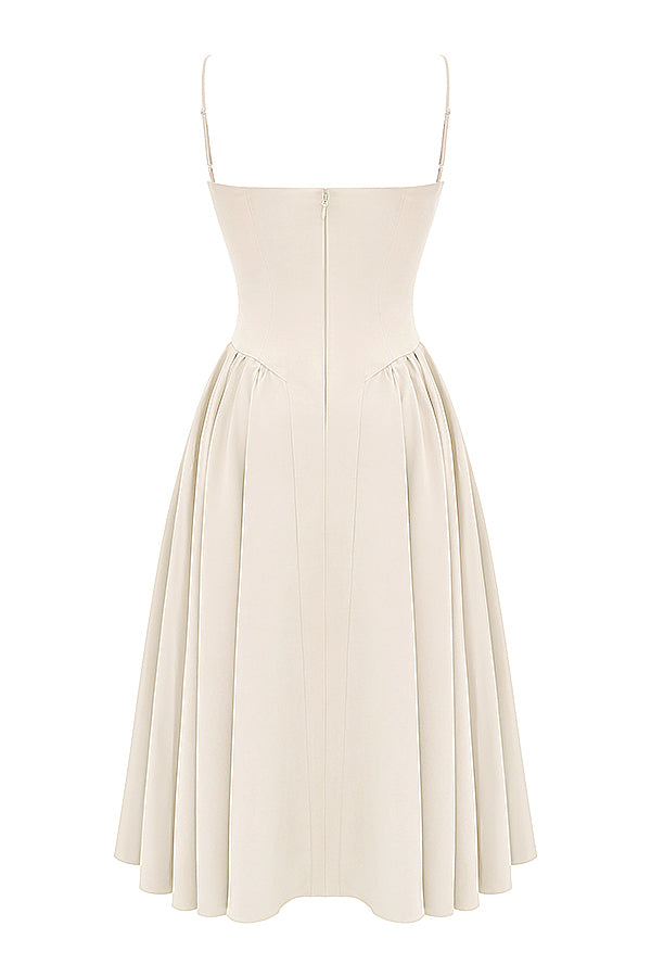 Hannah - Verleidelijke Corset Midi Jurk