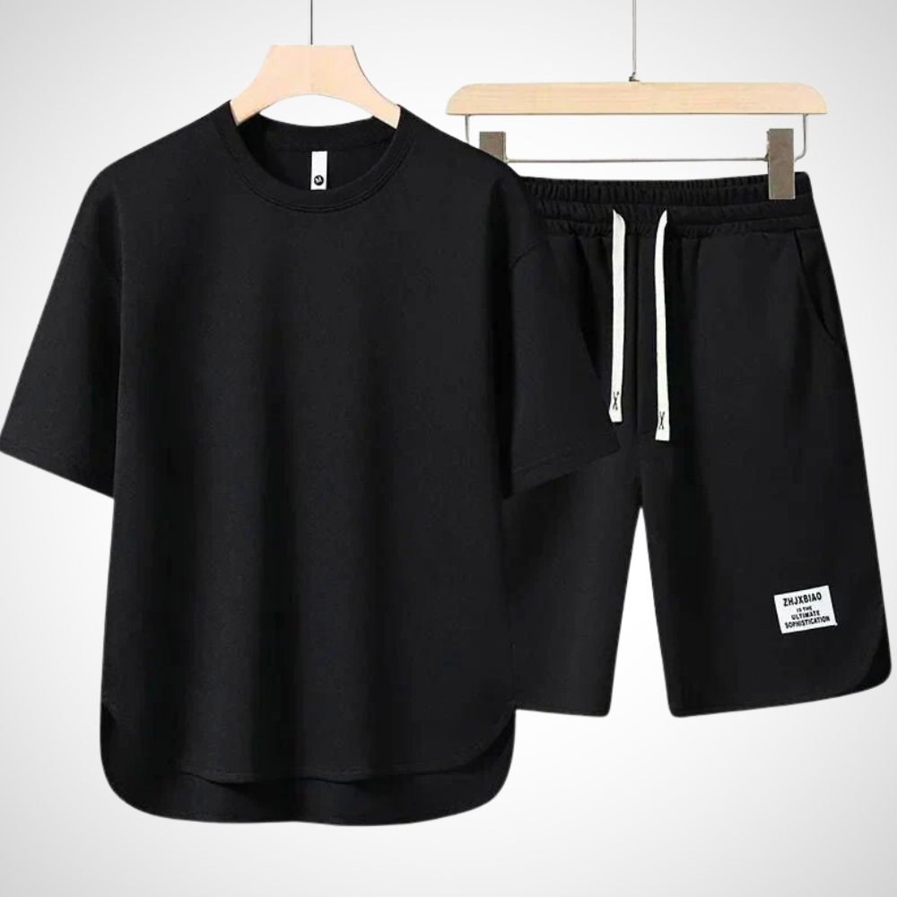 Quirino - Heren lounge set met oversized t-shirt en short