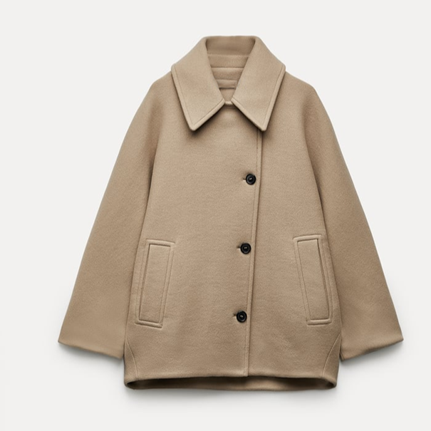 Ceece - Dubbelzijdige oversized jas voor dames