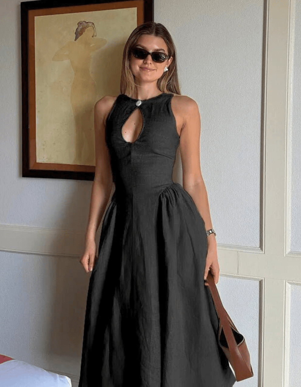 Alfea - Zomerjurk met v-hals