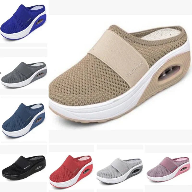 Rivka - Dames instapper met ademend mesh