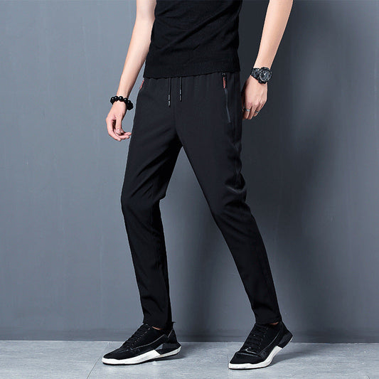 Tucker - Slim fit sneldrogende heren joggerbroek met ritszakken
