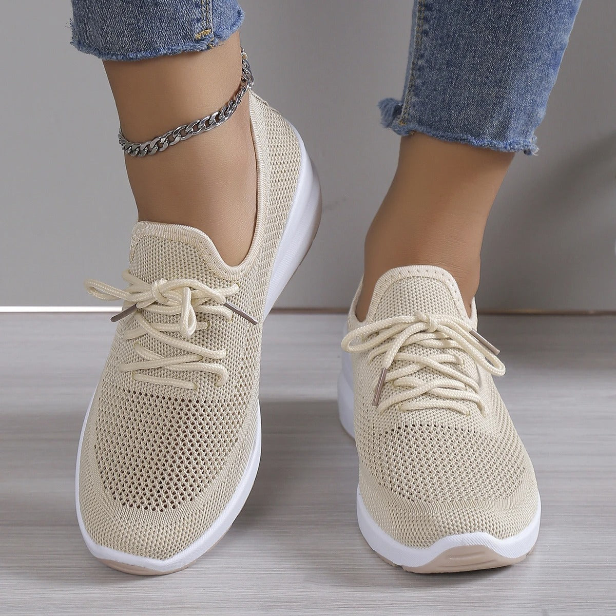 Mariel - Dames sneakers met ademende structuur