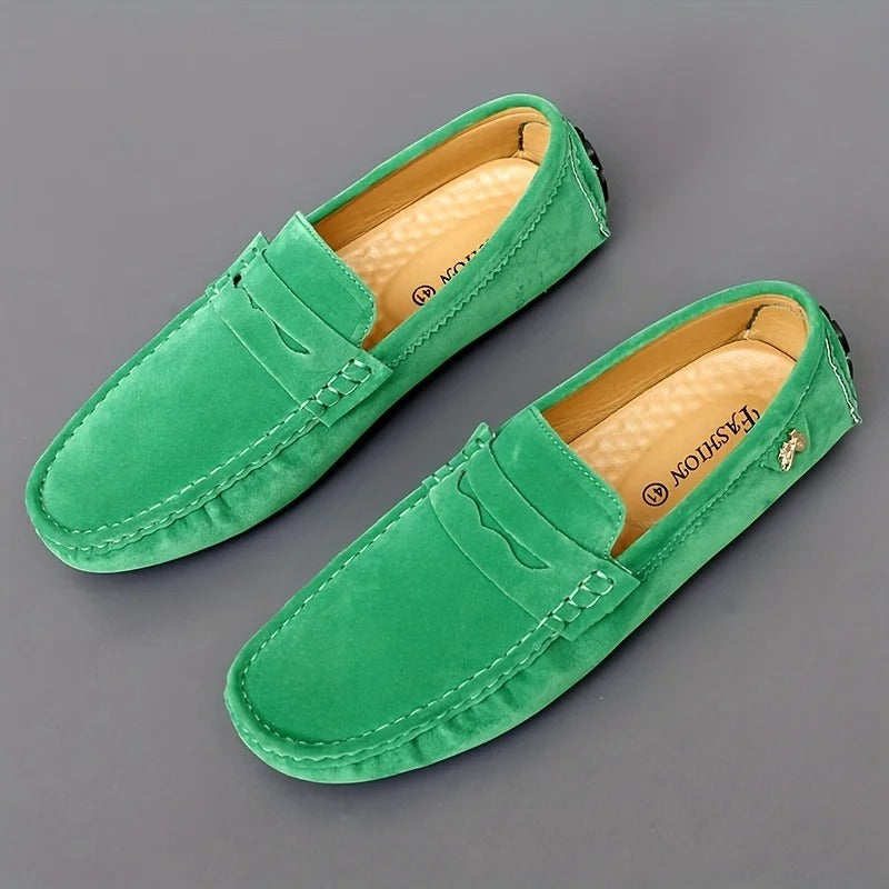 Nolan | Casual Suède Instappers loafers heren