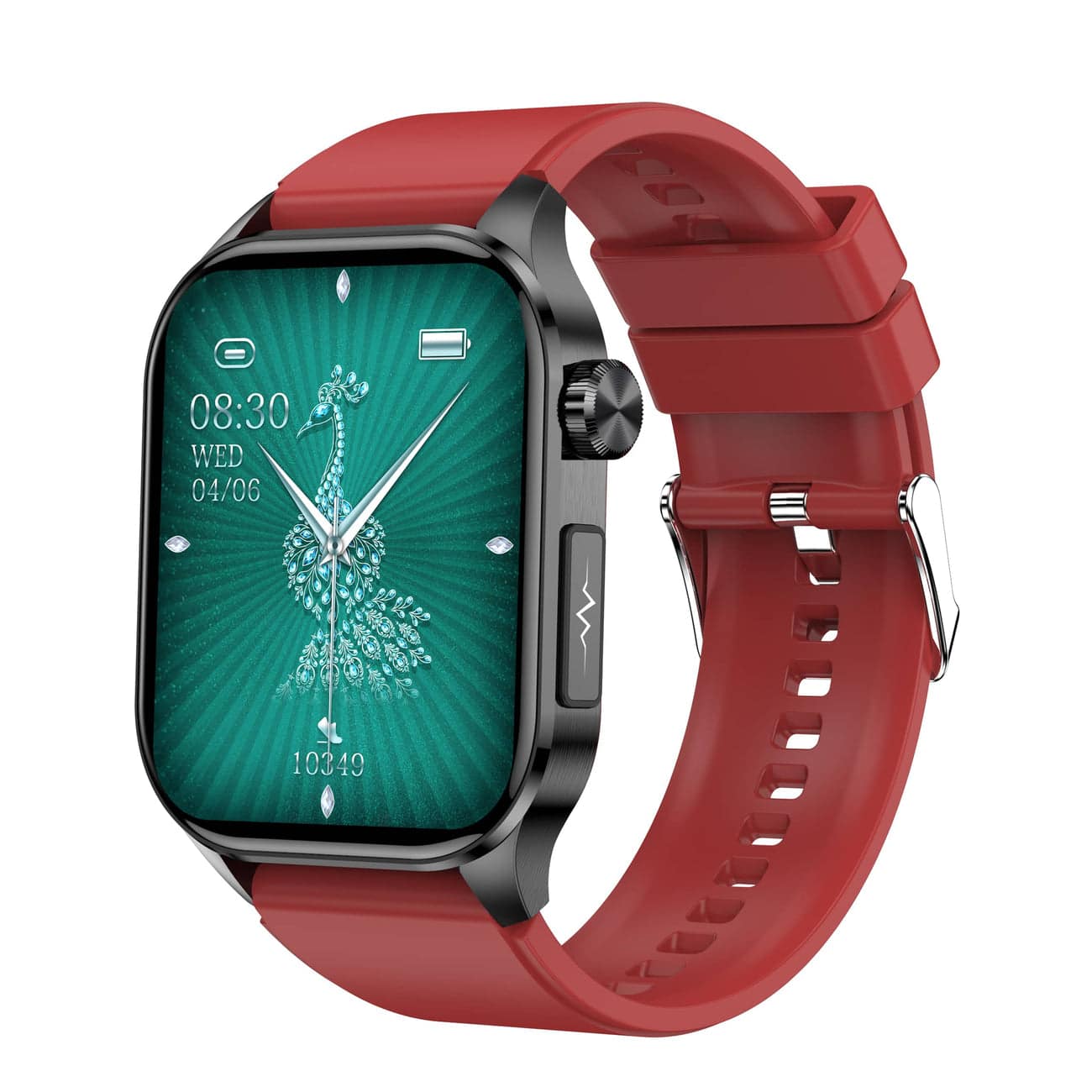 Smartwatch met EKG, Bloeddrukmeting en Gezondheidstracking – Compatibel met iOS en Android
