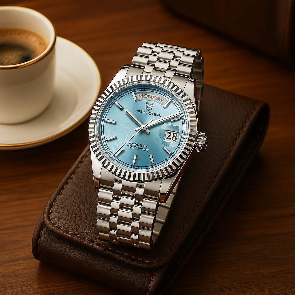 Automatisch herenhorloge van roestvrij staal