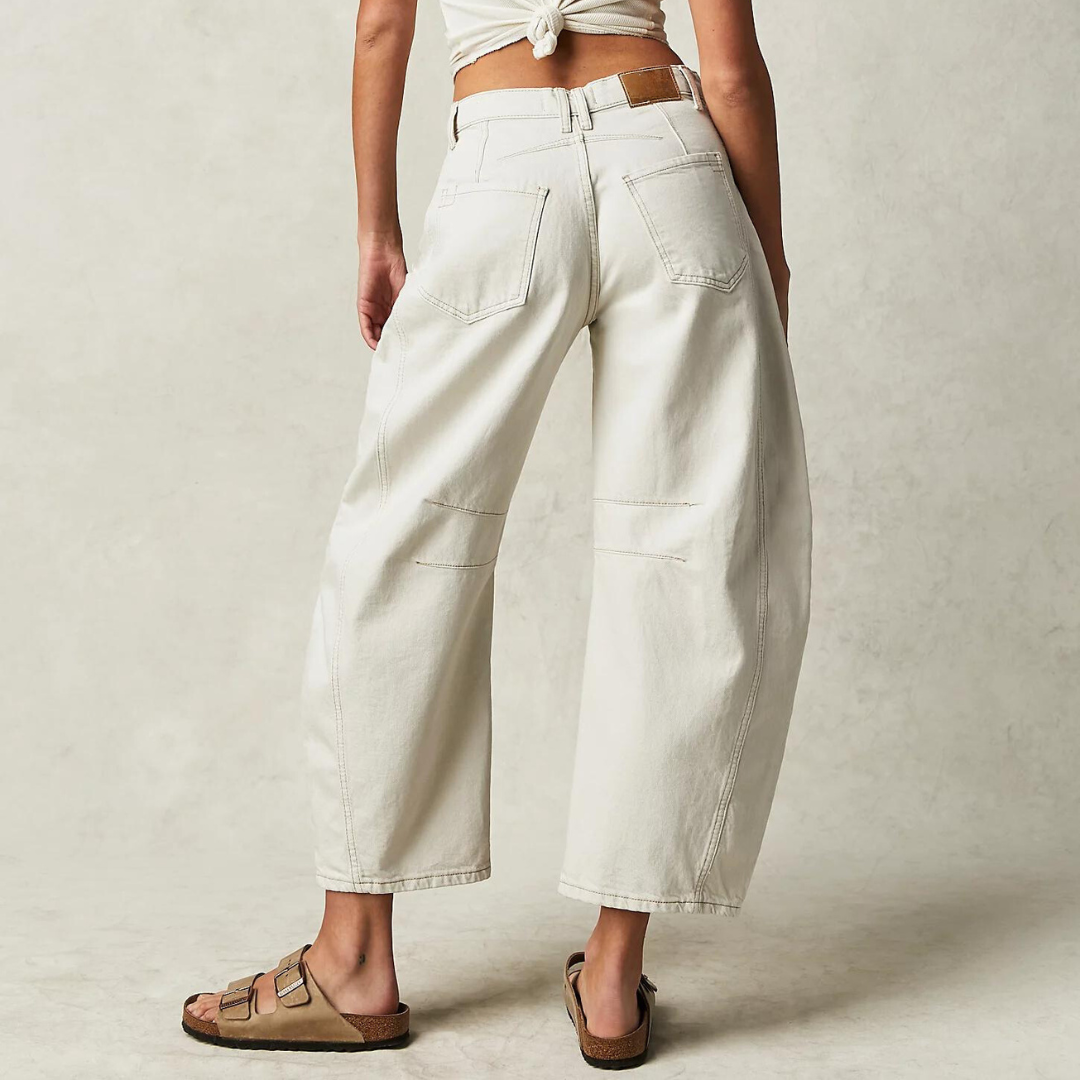 Clotilde - Dames jeans met rechte pijp en relaxte fit