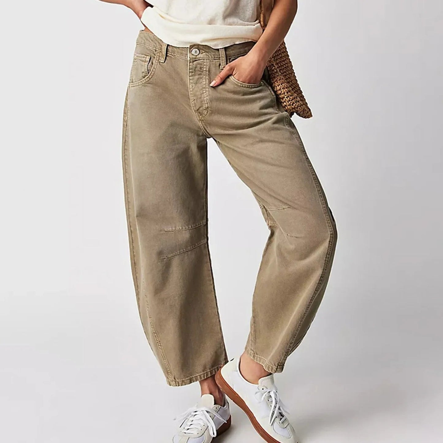 Clotilde - Dames jeans met rechte pijp en relaxte fit