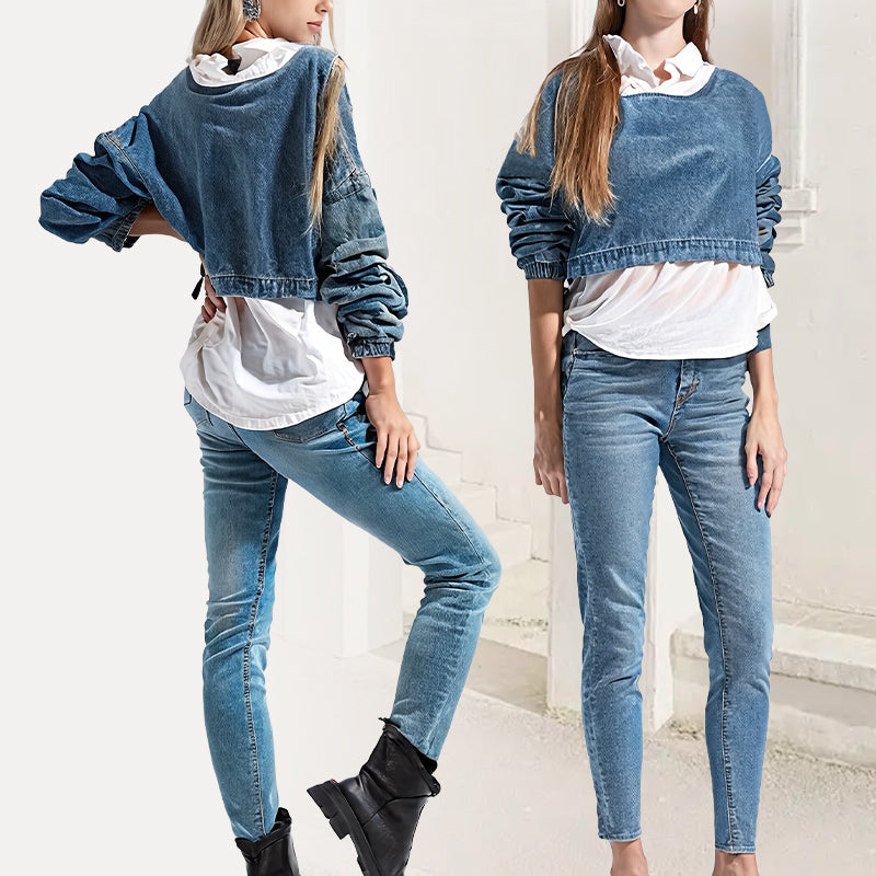 Ada – Casual skinny jeans met hoge taille voor dames
