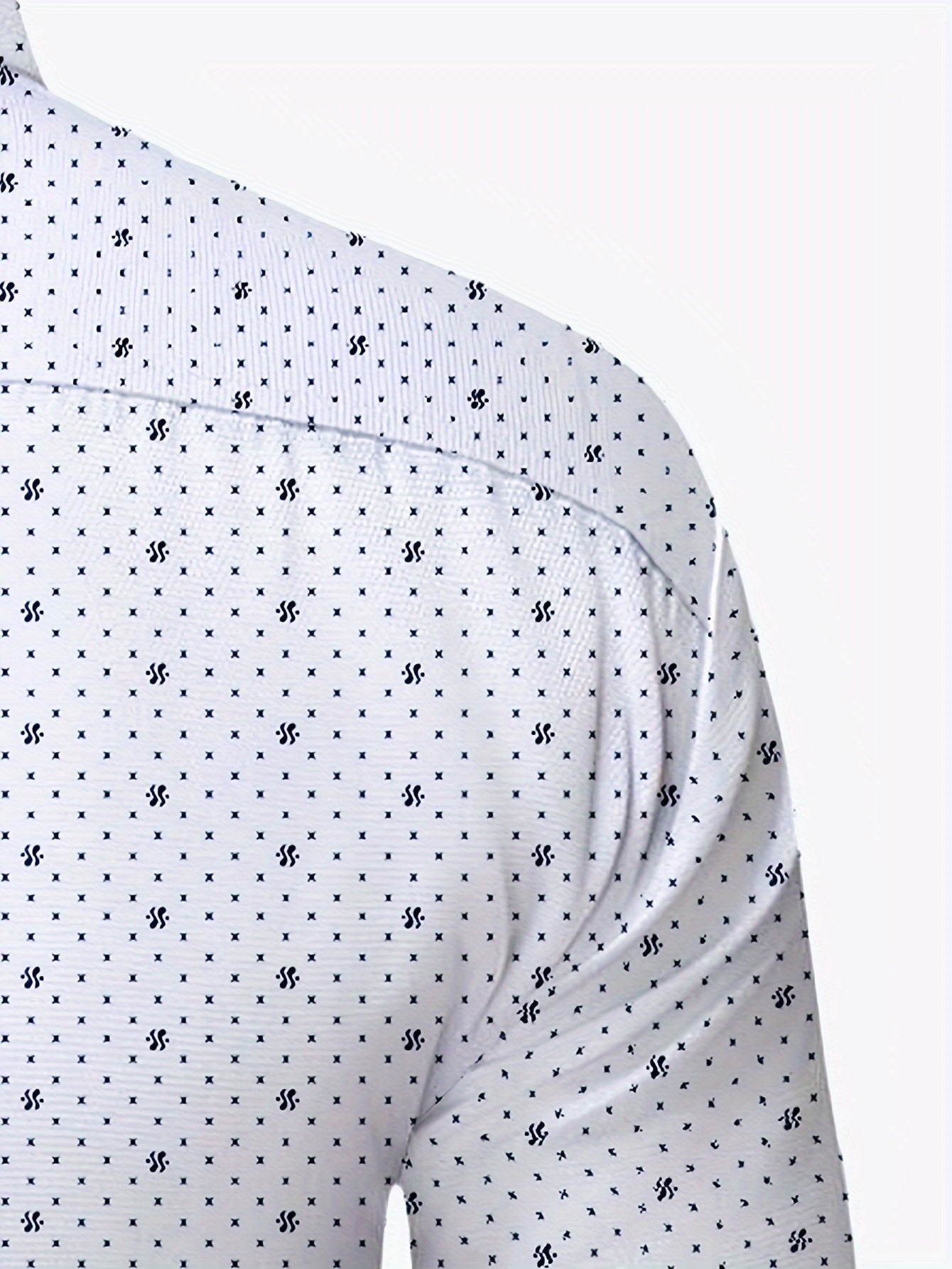 Ulrich - Heren slim fit overhemd met lange mouwen en microdessin