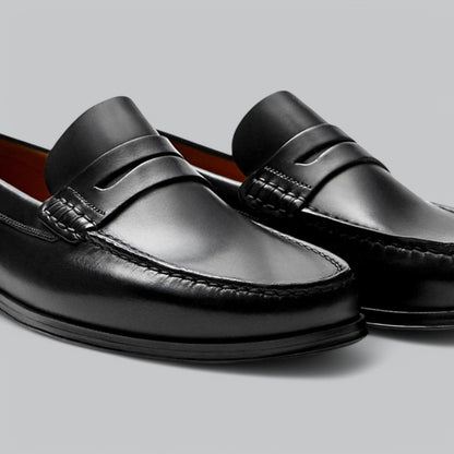 Tancred - Herenloafers met strakke belijning en klassieke afwerking