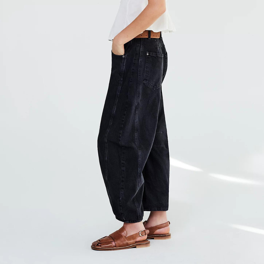 Clotilde  - Dames jeans met rechte pijp en relaxte fit