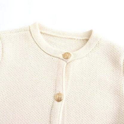Levine - Wit Chic vest met knoopjes voor dames