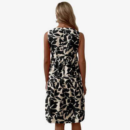 Ewa - Zomerjurk met v-hals voor dames