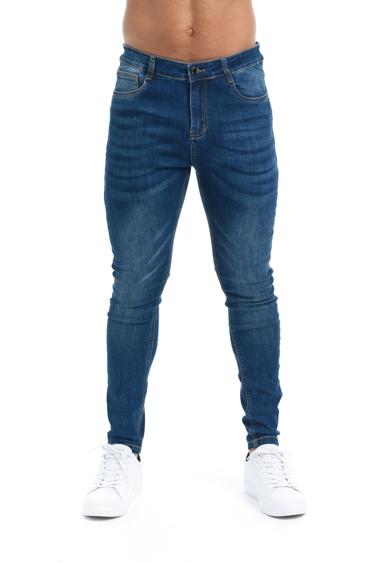 Webster - Klassieke skinny jeans met vervaagde wassing