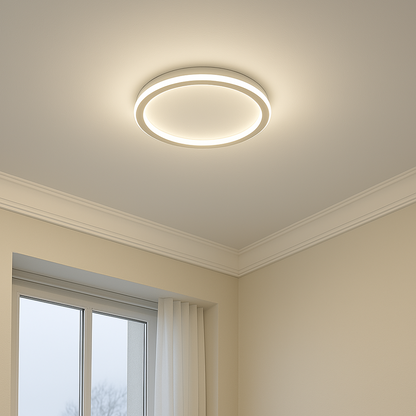 Moderne ronde LED plafondlamp met zachte sfeerverlichting