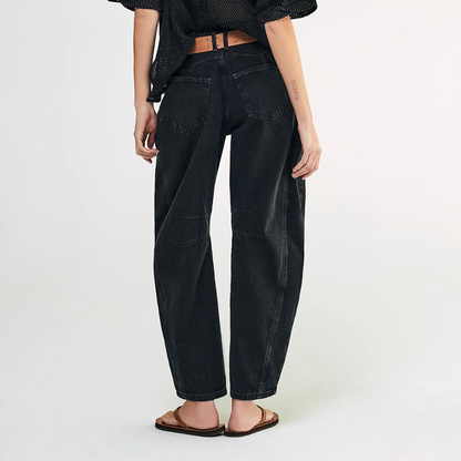 Clotilde  - Dames jeans met rechte pijp en relaxte fit