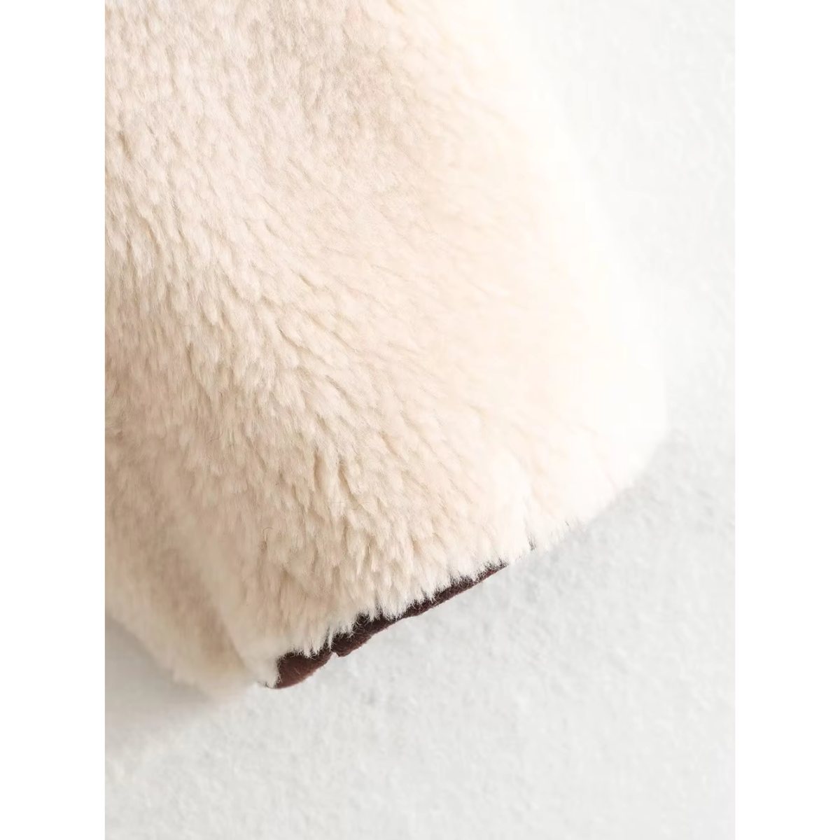 Janela - Dames fleece jas met staande kraag