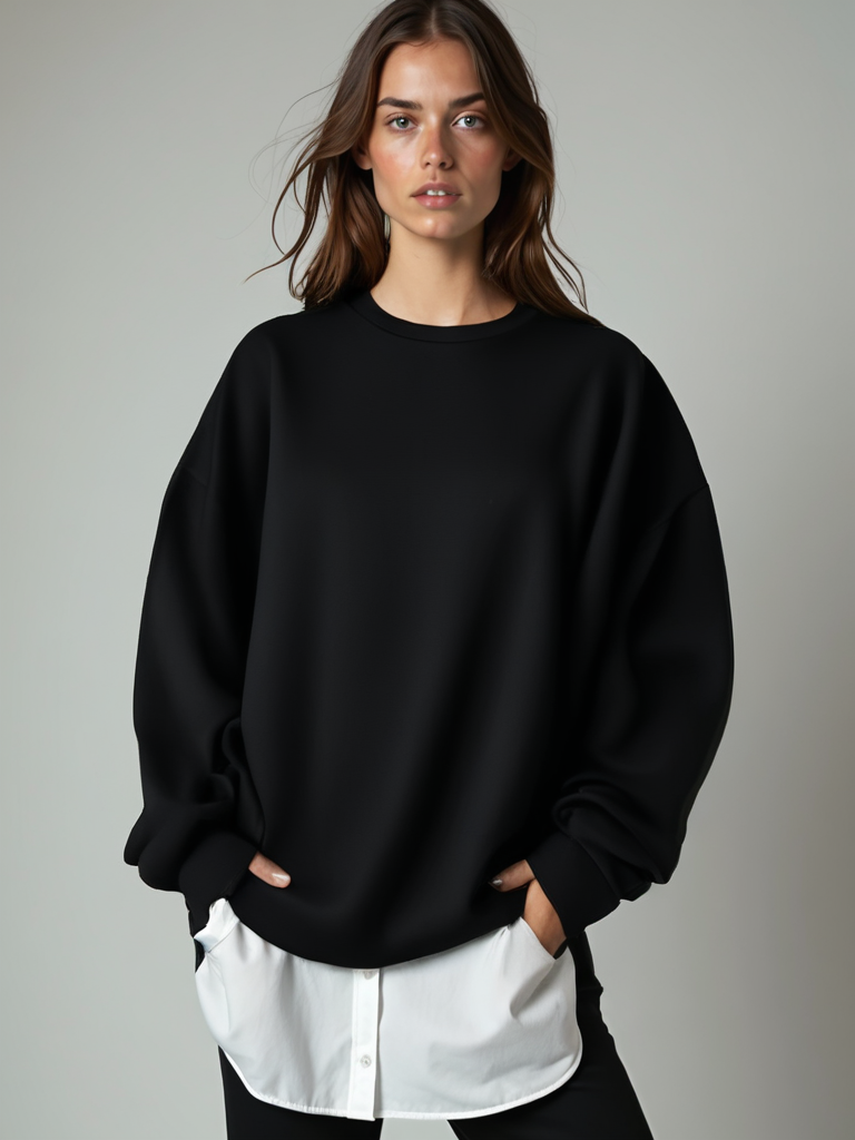 Loraine - Lange oversized sweater trui voor dames