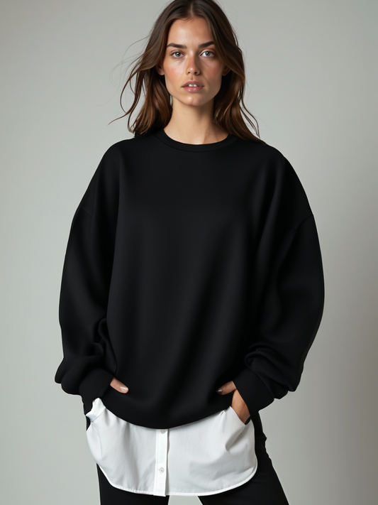 Loraine - Lange oversized sweater trui voor dames