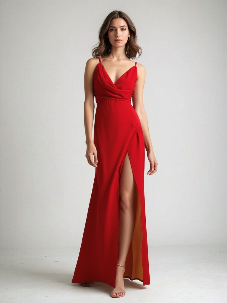 Ziena - Comfortabele elegante jurk met hoge split