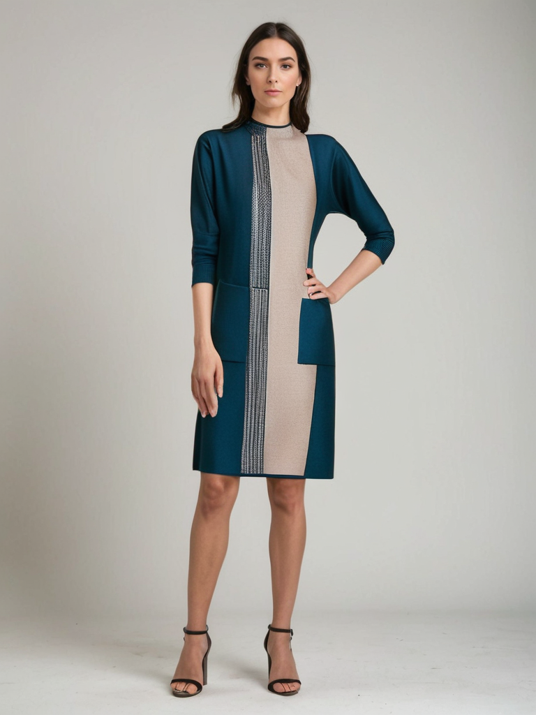 Ilona | Gebreide mini-jurk