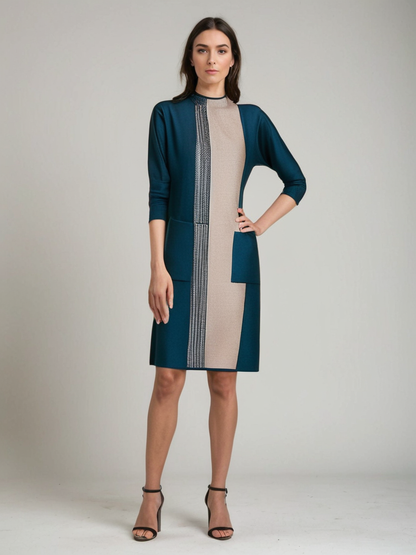 Ilona | Gebreide mini-jurk