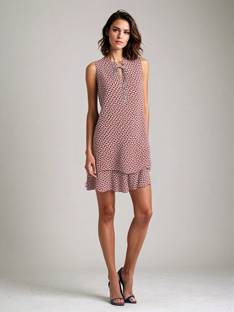 Julie – Elegante midi jurk patroon lente