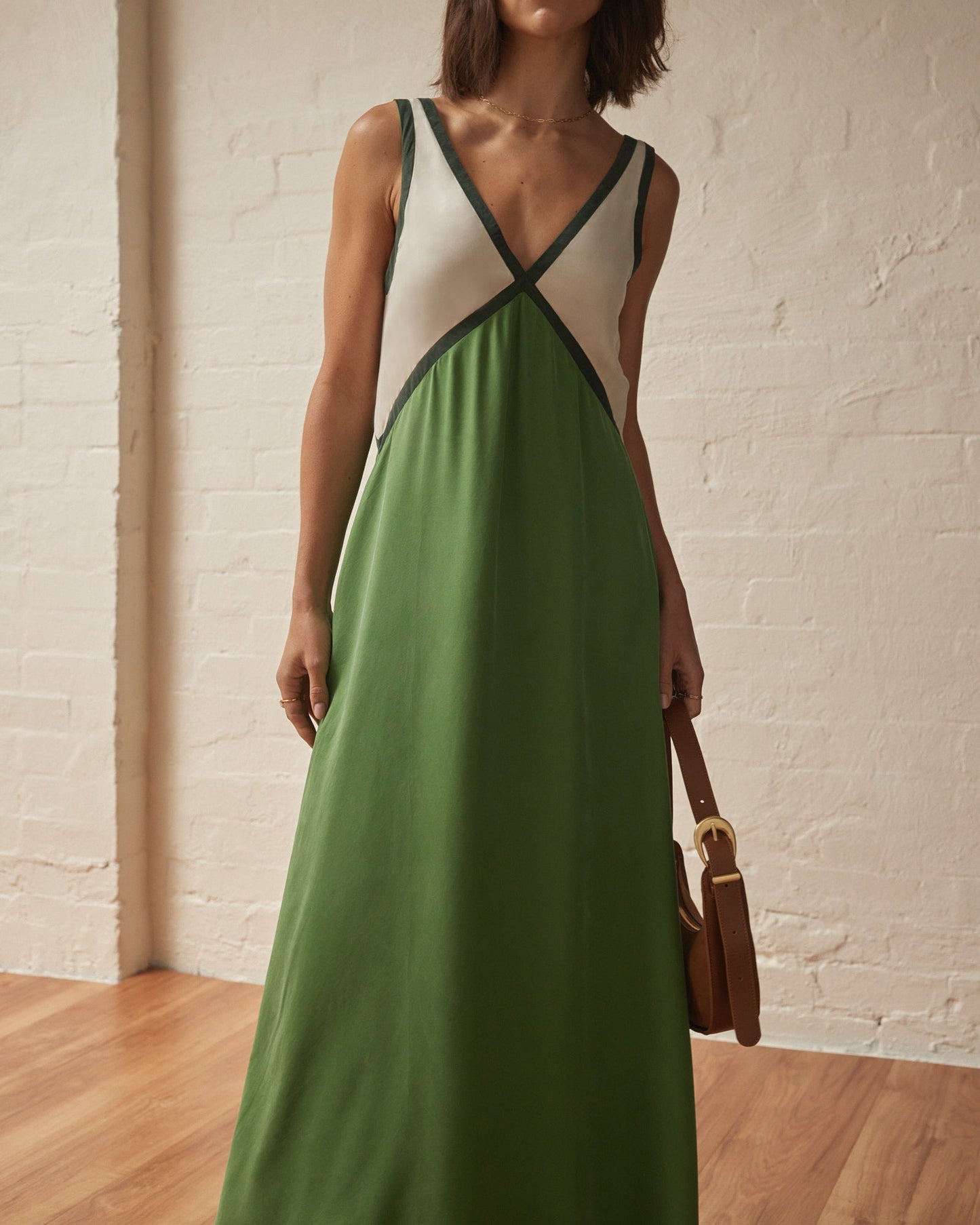 Feliciana - V-hals maxi jurk