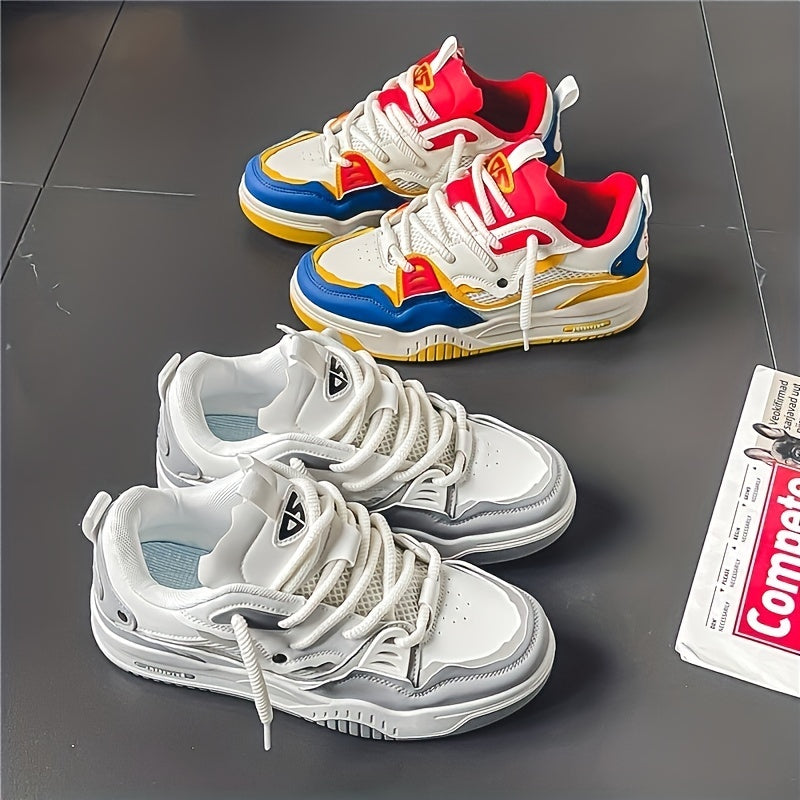 Cuthbert - Lage herensneaker met contrastdetails en sportieve zool