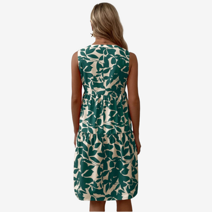 Ewa - Zomerjurk met v-hals voor dames